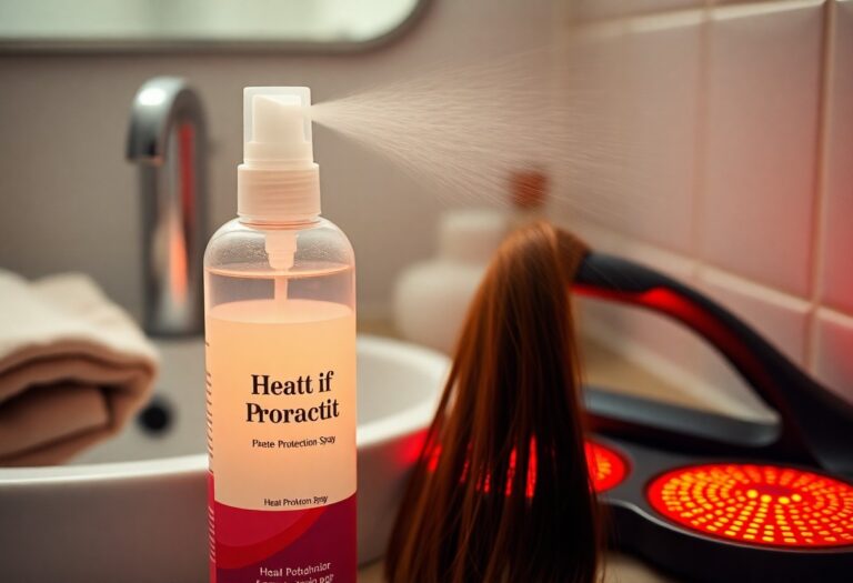 Hitze-Schutzspray – Warum du nie darauf verzichten darfst. - Bildinhalt mit KI erstellt